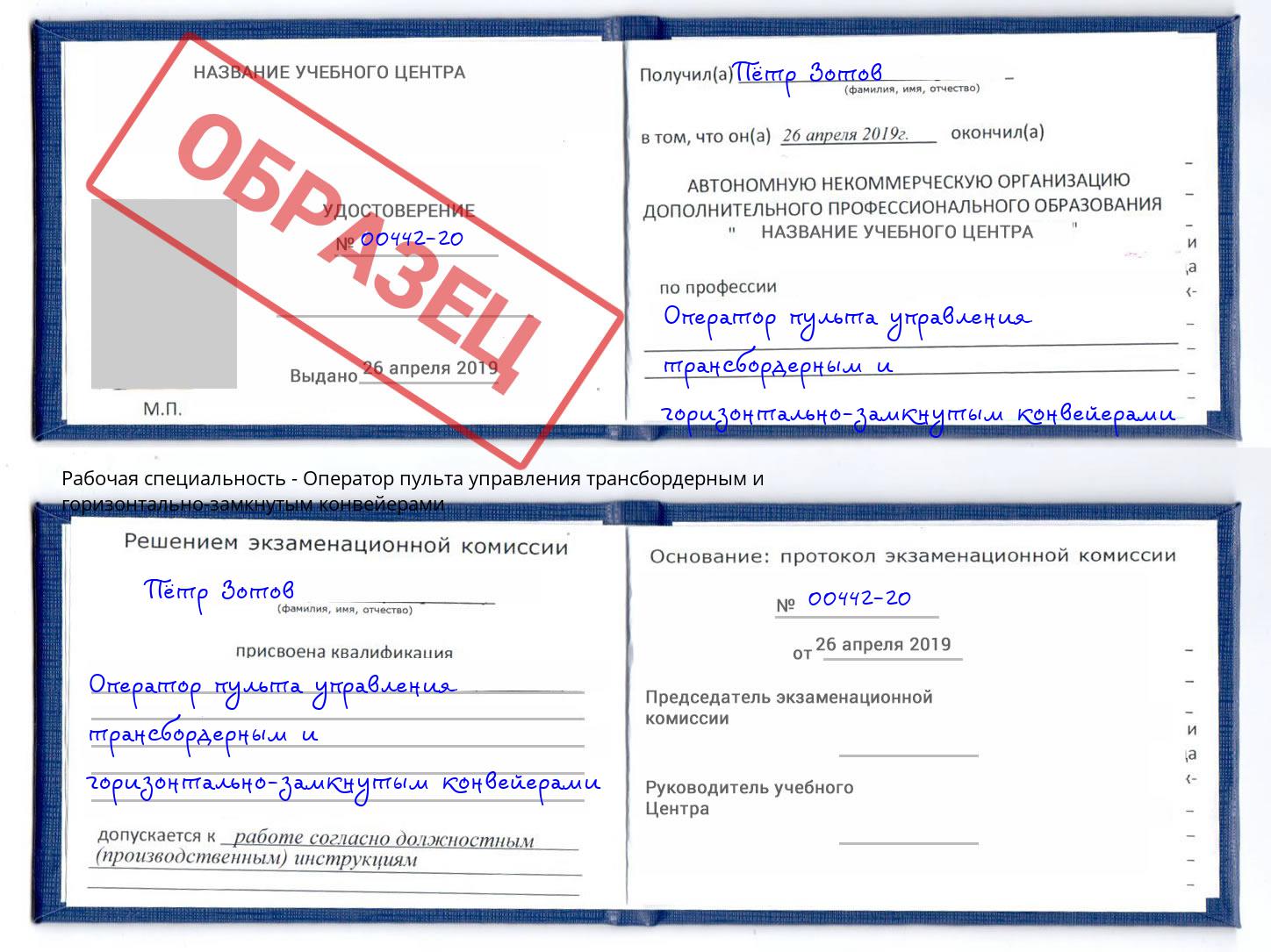 Оператор пульта управления трансбордерным и горизонтально-замкнутым конвейерами Омск